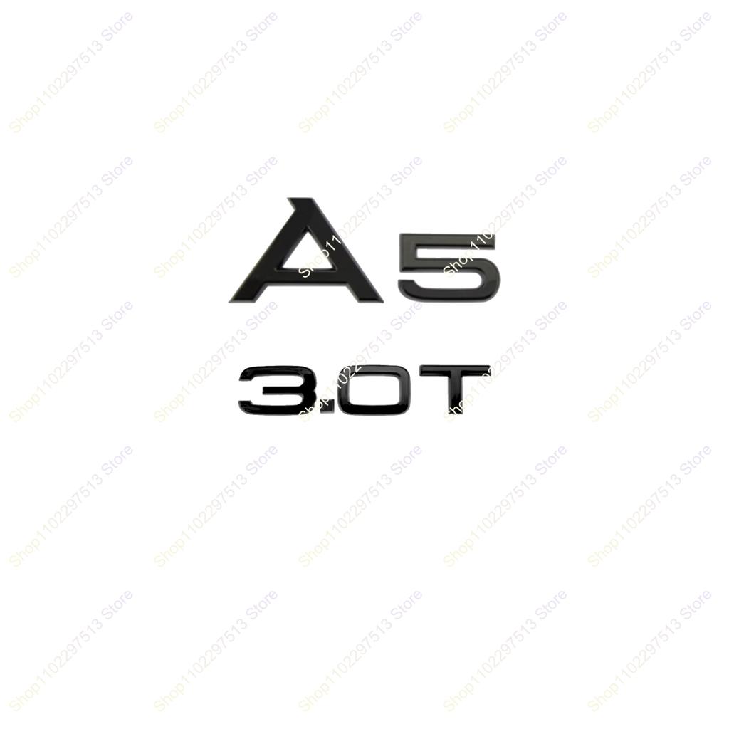 Glossy Black 3D Letters Emblem For A5 Series 2.0T TDI TFSI 35TFSI 40TFSI 45TFSI 2.0TDI 3.0TDI NGHXDR0 Car Trunk Logo Sticker Accessories
