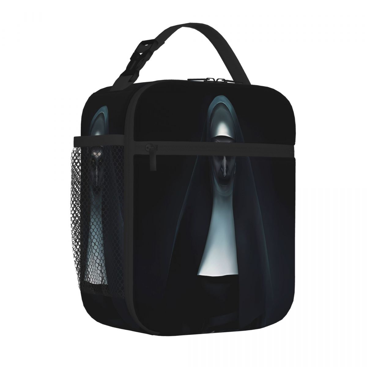 Bestselling The Nun Demonic Sister Valak Animal Face Small Lunch Bag High School Nylon Lunch Bag One Size