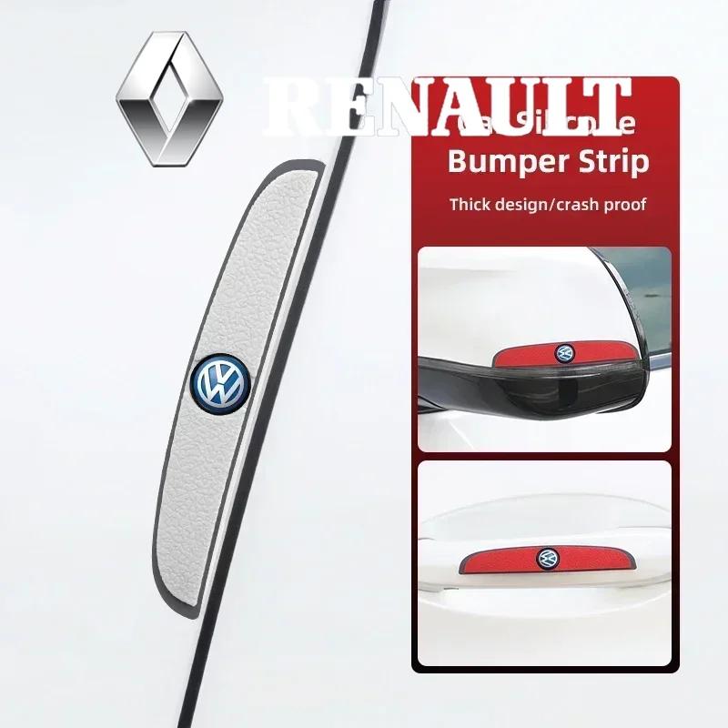 4Pcs Car Door Edge Anti-collision Strip Silicone Protection Bar For VW GTI Polo Golf Passat Tiguan Arteon Touareg CC Taigo Caddy PX7