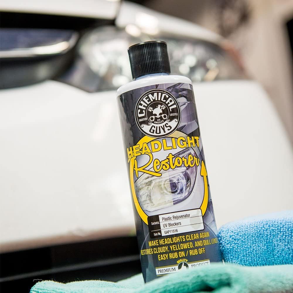 

Chemical Guys GAP11516 Headlight Restore and Protect, (Great for Cars, Trucks, SUVs, RVs, Motorcycles, & More) 16 fl oz 16 Fl Oz (Pack of 1)