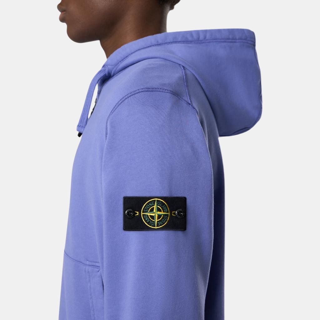 Stone Island Solid Color Hooded Long Sleeve Sweatshirt Men sweatshirts Purple K1S1561000-42S0051-V0047
