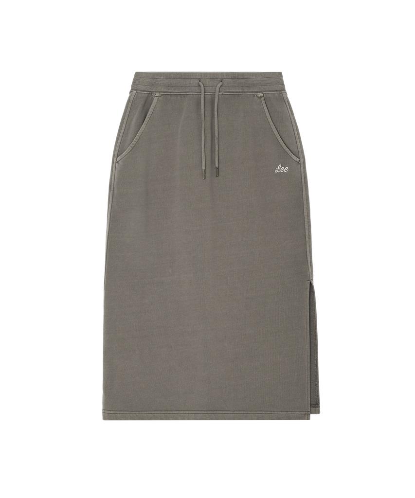 LEE Women'S Sweat Long Skirt Pigment Brown