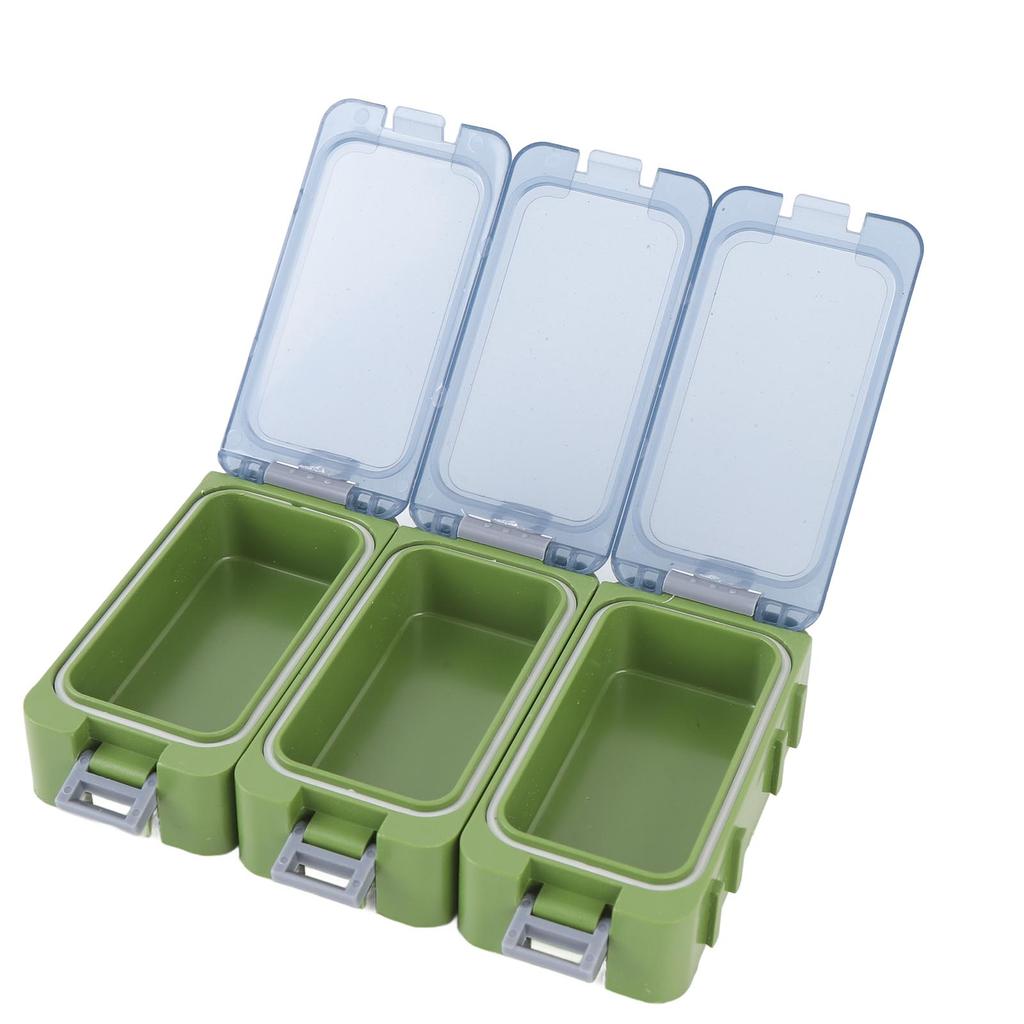 Angelkoffer Leuchtend Wasserabweisend Tragbarer Angelkoffer Organizer Mini Utility Köder Angelbox Kleiner Organizer
