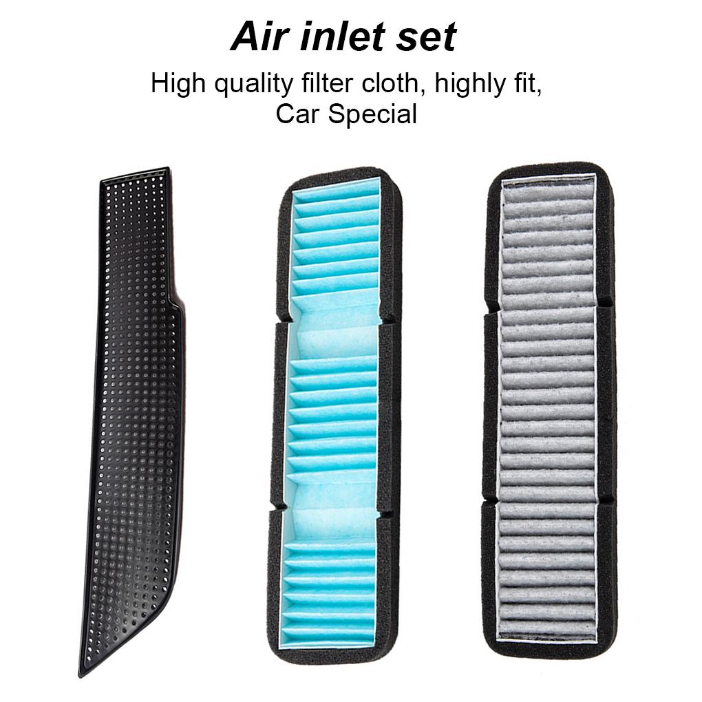 Car Right Left Side Air Conditioning Air Inlet Protective Cover Car Air Vent Filter Cover Car Accessory Model 3