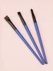 3Piece Flat Oblique Makeup Brush for Eyebrows and Concealing Soft Dual-Use Cosmetic Tool for Professional and Personal Use