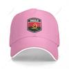 Multifunction Angola Flag Shield Sandwich Baseball Cap Unisex Sports Casual Caps Golf Hat Fishing Outdoors
