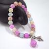 Red Agate Crystal Beaded Bracelet for Women - Handcrafted Couple Jewelry
