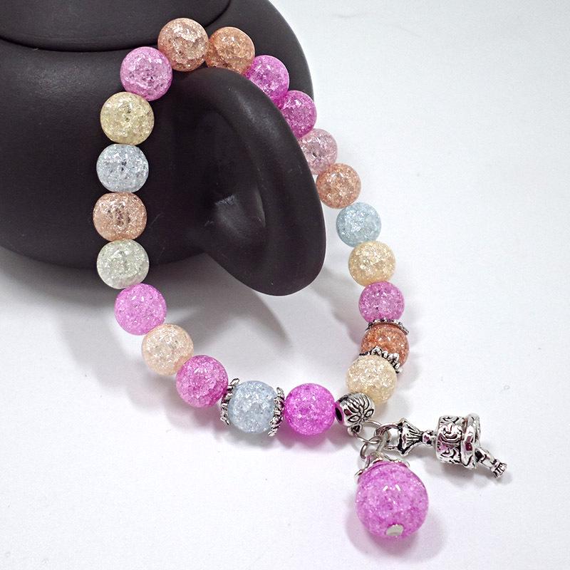 Red Agate Crystal Beaded Bracelet for Women - Handcrafted Couple Jewelry