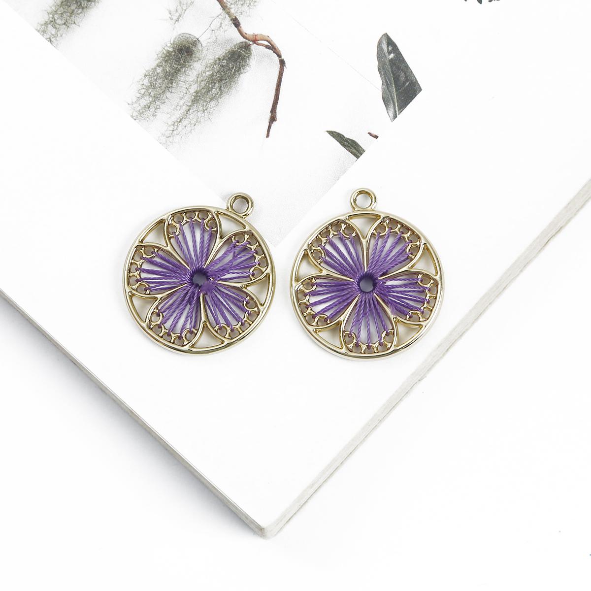 

2 шт., металлическая эмаль, красочные цветочные подвески, подвеска для изготовления ювелирных изделий «сделай сам», ожерелье, браслет, аксессуары