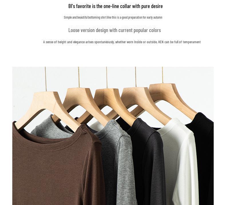 Women's High-End Off-Shoulder Long-Sleeve Stretch Top