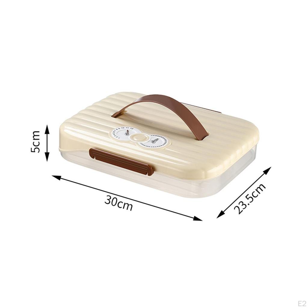 Dumpling Organizer Food Container Preservation Tray Refrigerator Dumplings for Snacks