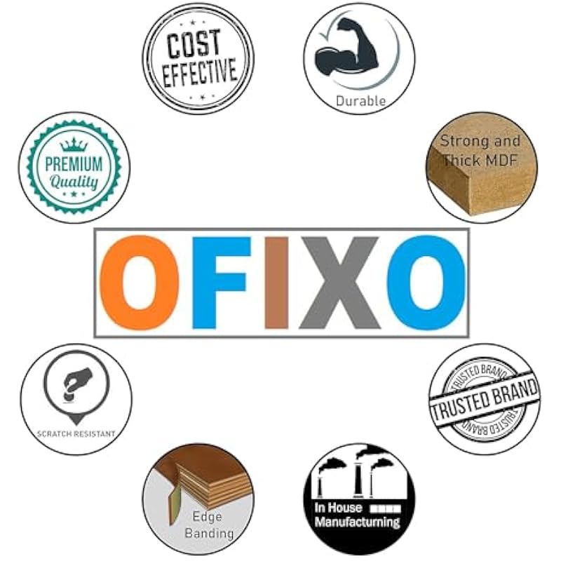 Ofixo Wooden Wall Shelves | Corner Hanging Shelf For Living Room Stylish | Zig Zag Home Decor Floating Display Rack Stor Medium коричневый