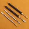 Leather Edge Roller Edge Paint Tool Edge Seal Oil Dye Pen Speedy Rotatable Applicator for Leather Leather Craft Tools