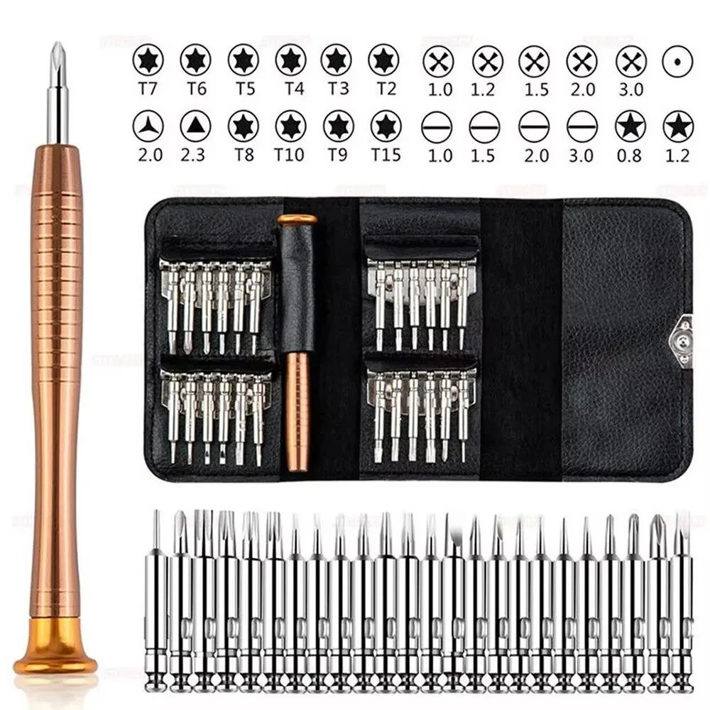 Professional Computer Screwdriver Set - 152/25-Piece Precision Repair Kit with T5/T6 Torx for Laptop