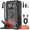 Draagbare Auto Jump Starter, Noodstroomvoorziening & Stroombron voor Voertuigen, Alles-in-één Back-up Stroom voor Auto SUV Vrachtwagen