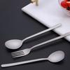 Long Handle Outdoor Camping Fork Portable Cutlery Fork Chopsticks  Outdoor Tool