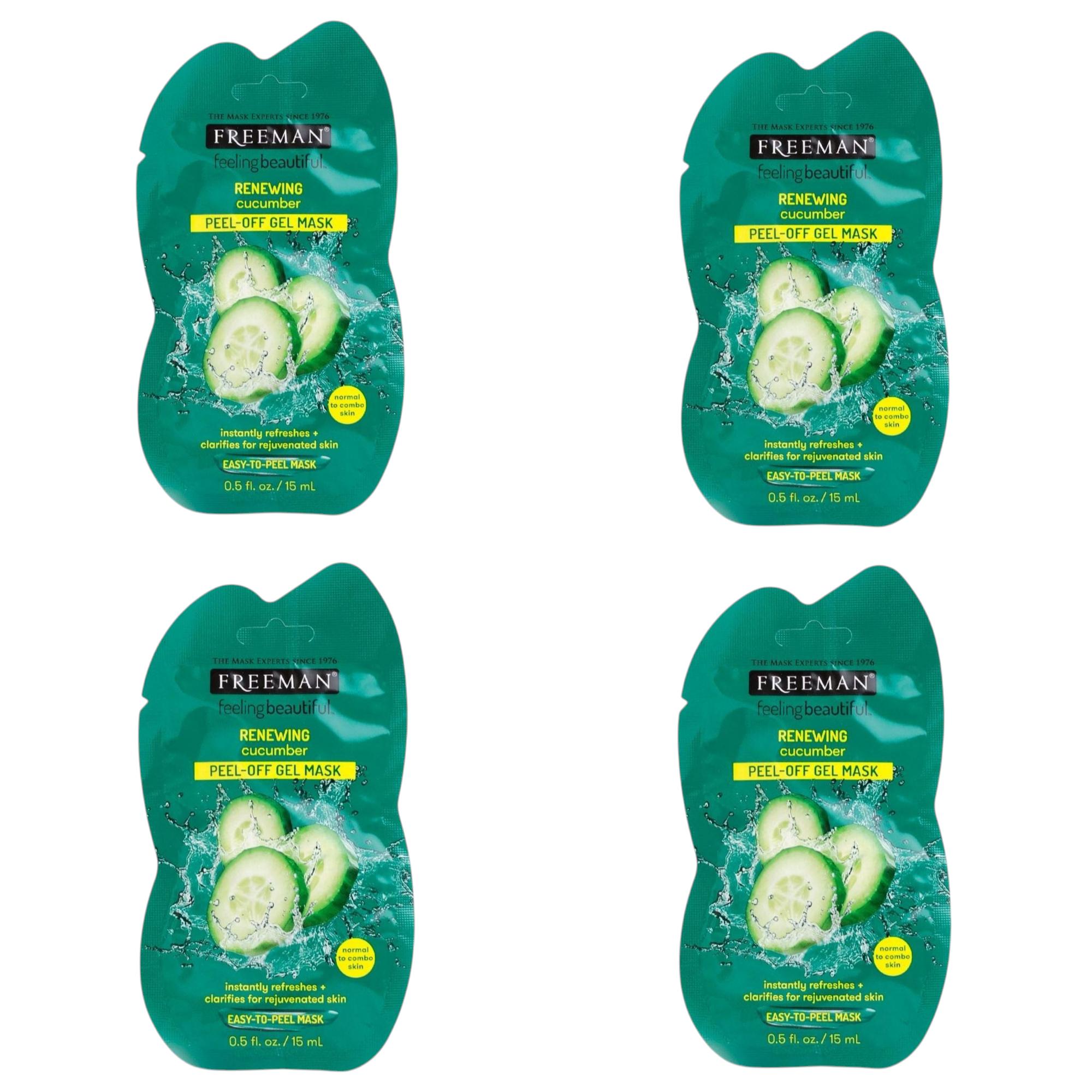 

Маска-плівка для обличчя Cucumber Freeman Beauty, США 4 pcs