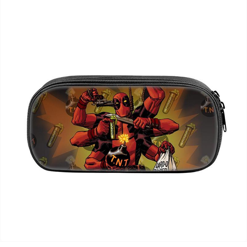 Piórnik Deadpool Duża Pojemność Nylonowa Torba na Artykuły Papiernicze Do Szkoły i Biura