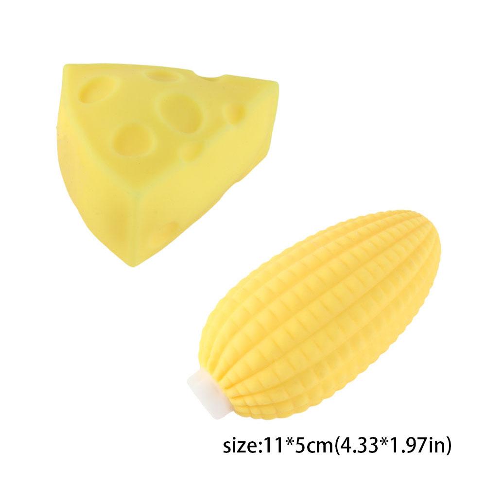 Flexible Material Cheese Squeeze Toy Slow Rebound Stress Relief Toys  Children Toys