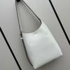 The first layer of cowhide popular soft leather bag, women's 2025 new fashionable and simple bucket bag versatile ins shoulder handbag