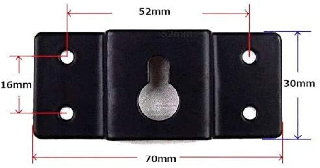 Small speaker mounting wall general 70mm x 8 screws included pieces per bracket, mount, purpose, DIY, 30mm, (2 set)