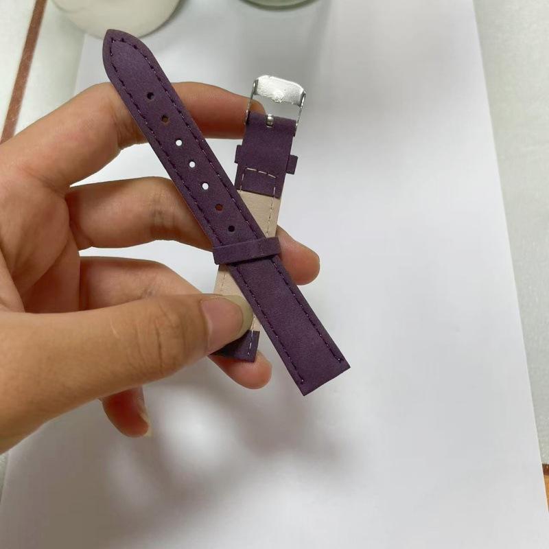 Uhrenzubehör, Unisex Buntes Lederarmband PU-Lederarmband, Studenten Dornschließe Lederarmband Armband