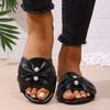 **able Comfortable Beach Flat Slippers for Women Summer Round Toe Style Sexy Elegant Casual Slippers