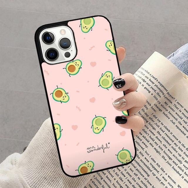 Avocado Yoga Phone Case For iPhone 17 Air 16 15 14 13 12 11 Pro Max Plus Max Cover Shell