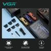 VGR Tagliacapelli Professionale da Barbiere Ricaricabile Macchina Tagliacapelli Elettrica Trimmer LED Display Digitale Tagliacapelli per Uomo V-274