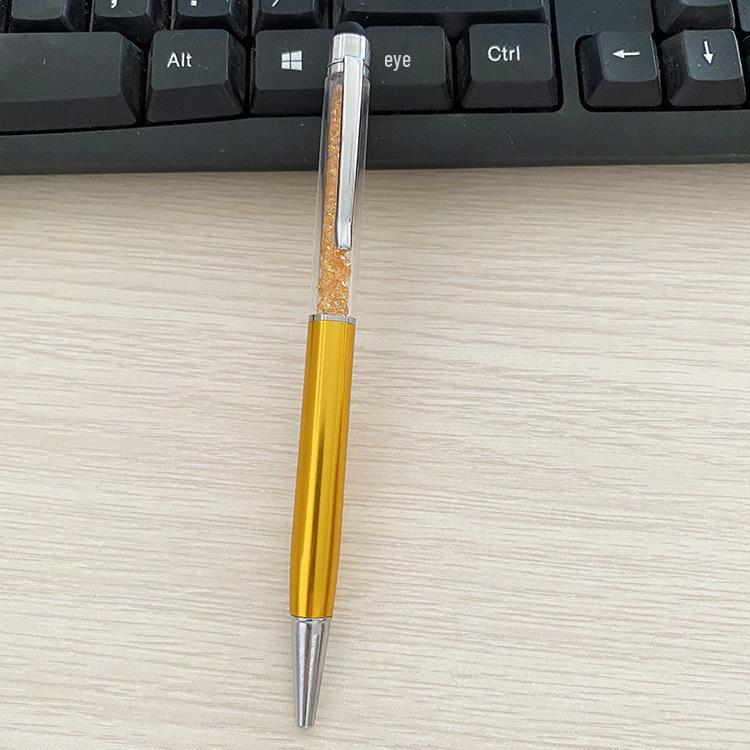 Sailai Crystal Diamond Metal Ballpoint Pen - Twist Design with Customizable Logo Option