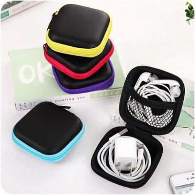 Carrying  Bag for Coin Memory Card Earphone Case Wire Organize Storage Box Portable USB Cable Organizer