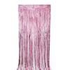 2-meter-long bright rain-like silk curtain with golden tassels - birthday party decoration items for wedding stage background setup