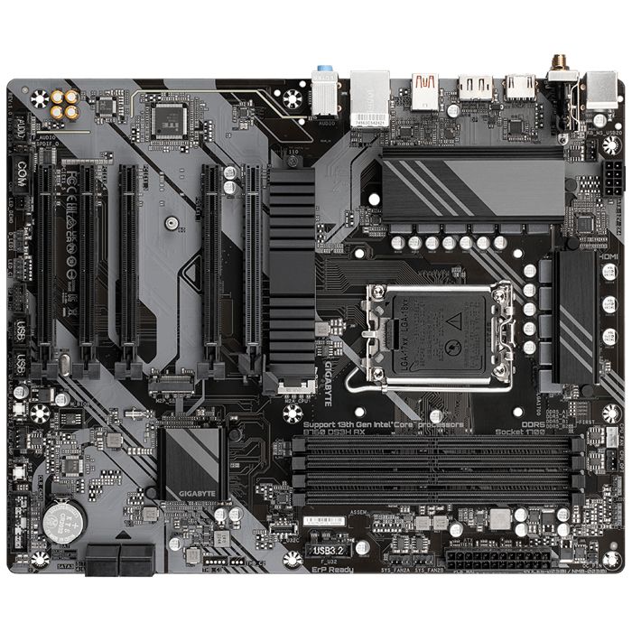 Carte mère - Gigabyte - B760 DS3H AX - Socket LGA1700 - DDR4 - Serial ATA-600