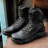 Fashion Desert Combat Boots Tactical Mens Boots Wear-resisting Training Shoes Waterproof Outdoor Hiking Men Ankle Boots Size 39-47