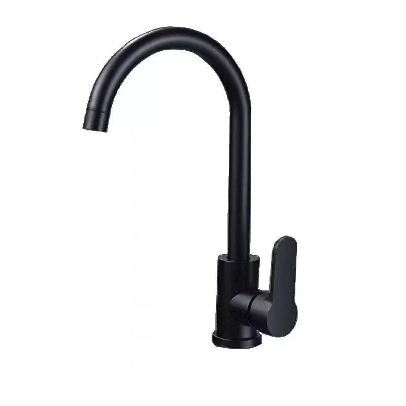 Retractable Silicone Kitchen Faucet with Hot/Cold Water and Splash-Proof Design