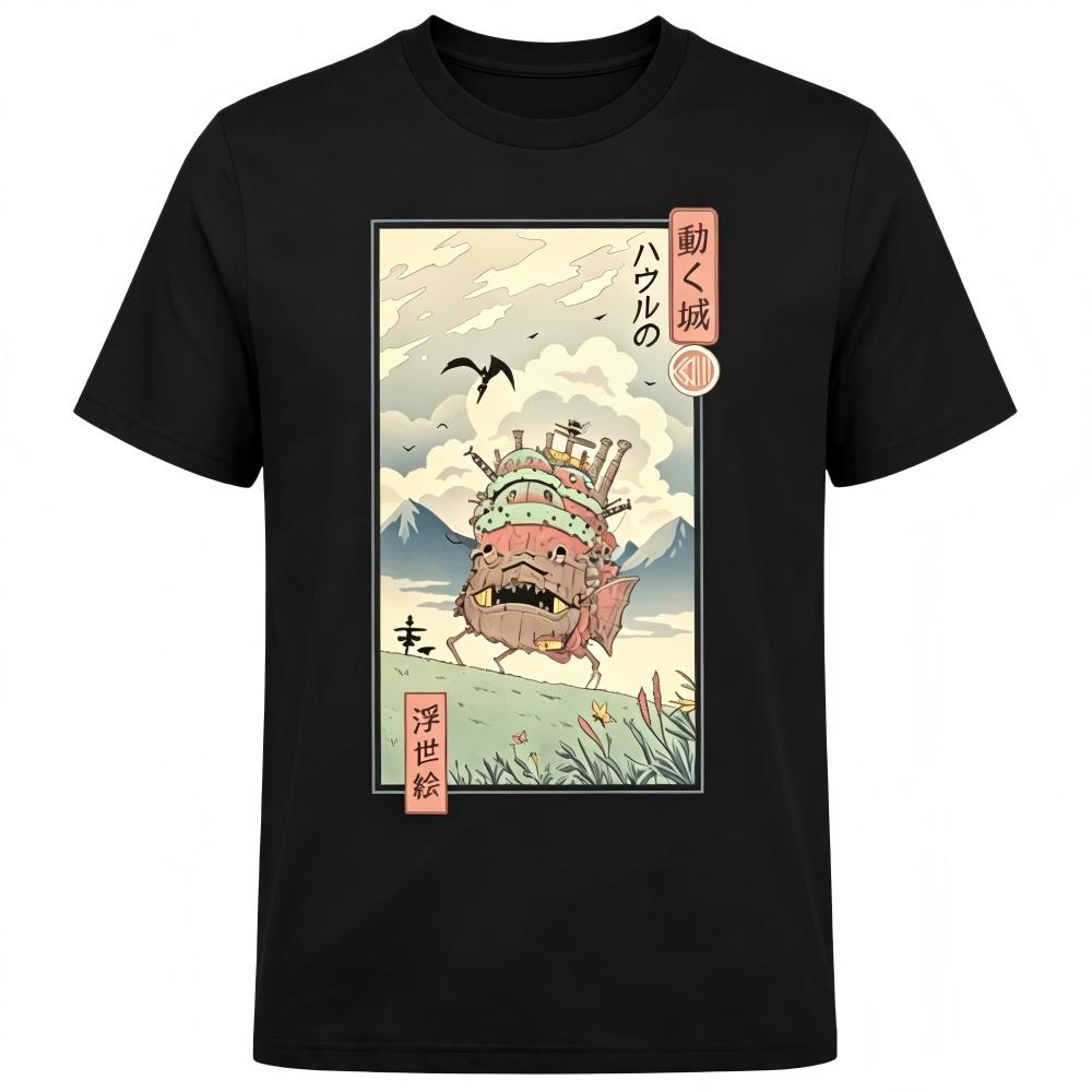 Howl's Moving Castle Ukiyo-e T-Shirt
