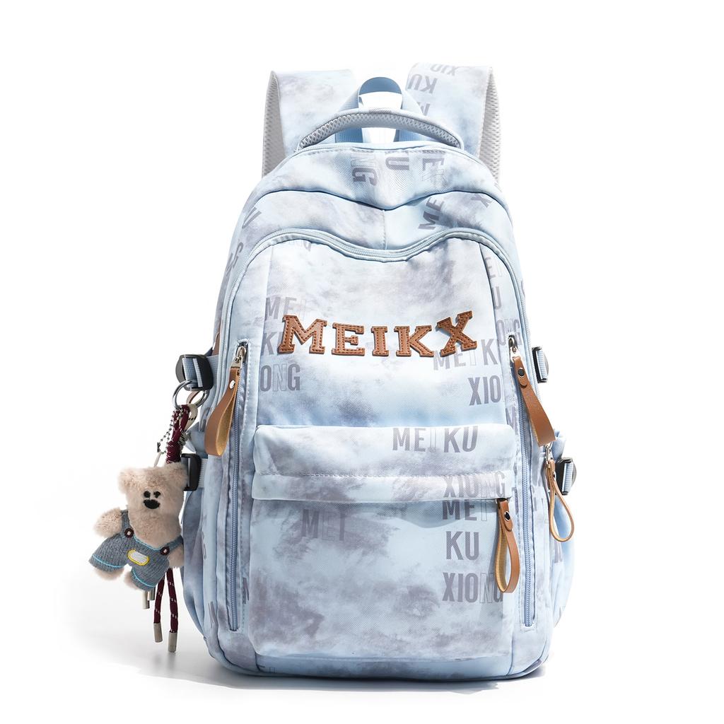 Schoolbag1011 new schoolbag Korean version tooling trendy cool couple backpack large capacity junior and high school students simple backpack