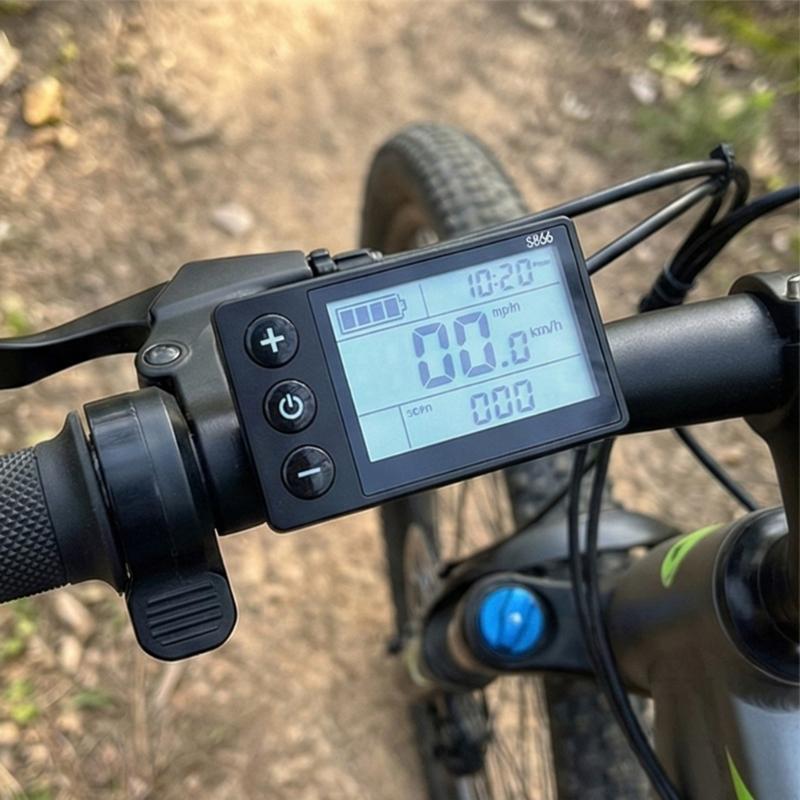 Power Controller for 350W to 500W Electric Bikes with S866 Display for Efficient Energy Management
