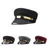 Female Beret Cap For Fall Winter Cotton Material With Short Visor And Sun Protection For Outdoor Activities