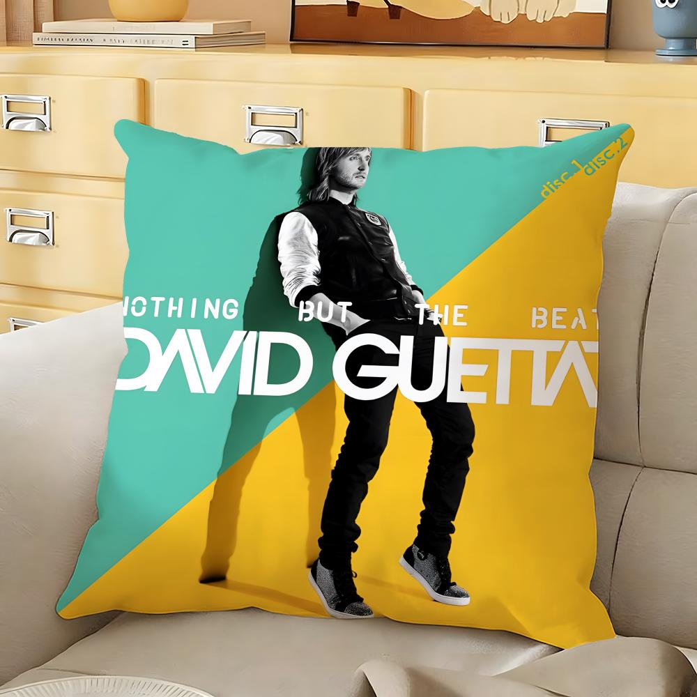 

David music producer Guetta Cushion Cover Soft Durable Reversible Pillow Cover Home Car MultiScene Daily Comfort Pillowcase 30X30cm