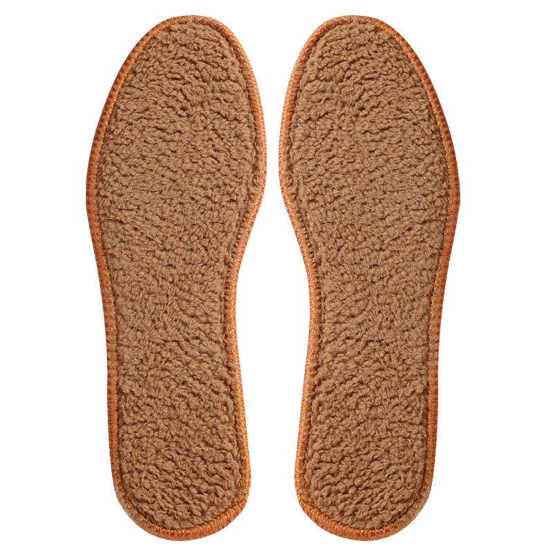 Plush Cashmere Winter Insoles: Soft, Thickened, Breathable, Sweat-Absorbing, Deodorizing, and Dirt-Resistant for Men and Women.