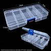 Transparent DIY Jewelry Storage Box - Detachable and Stackable Organizers for Tools and Earrings