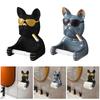 Modern European Wall-mounted Toilet Paper Holder with Sunglasses And Dog Motif. Ideal for The Home.