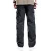Outdoor Woven Tooling Casual Pants Men's Summer Waterproof Charging Straight-leg Pants Black Drawstring Loose Nylon Quick-drying Pants