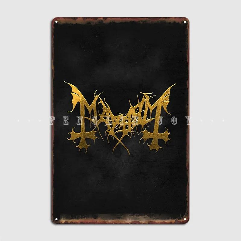 

Mayhem Oslo Norway Metal Metal Plaque Poster Cinema Garage Cinema Classic Mural Painting Tin Sign Posters 20x30cm（7.8x11.8inch）