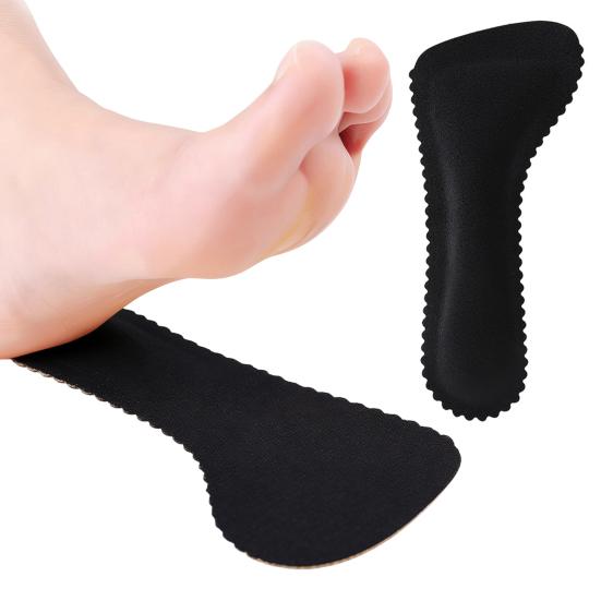 1 Pair Women High Heel Insoles Comfortable Anti-Friction Heel Pads Reduce Lower Limb Joint Pressure for Long Standing Walking Relief Foot Support