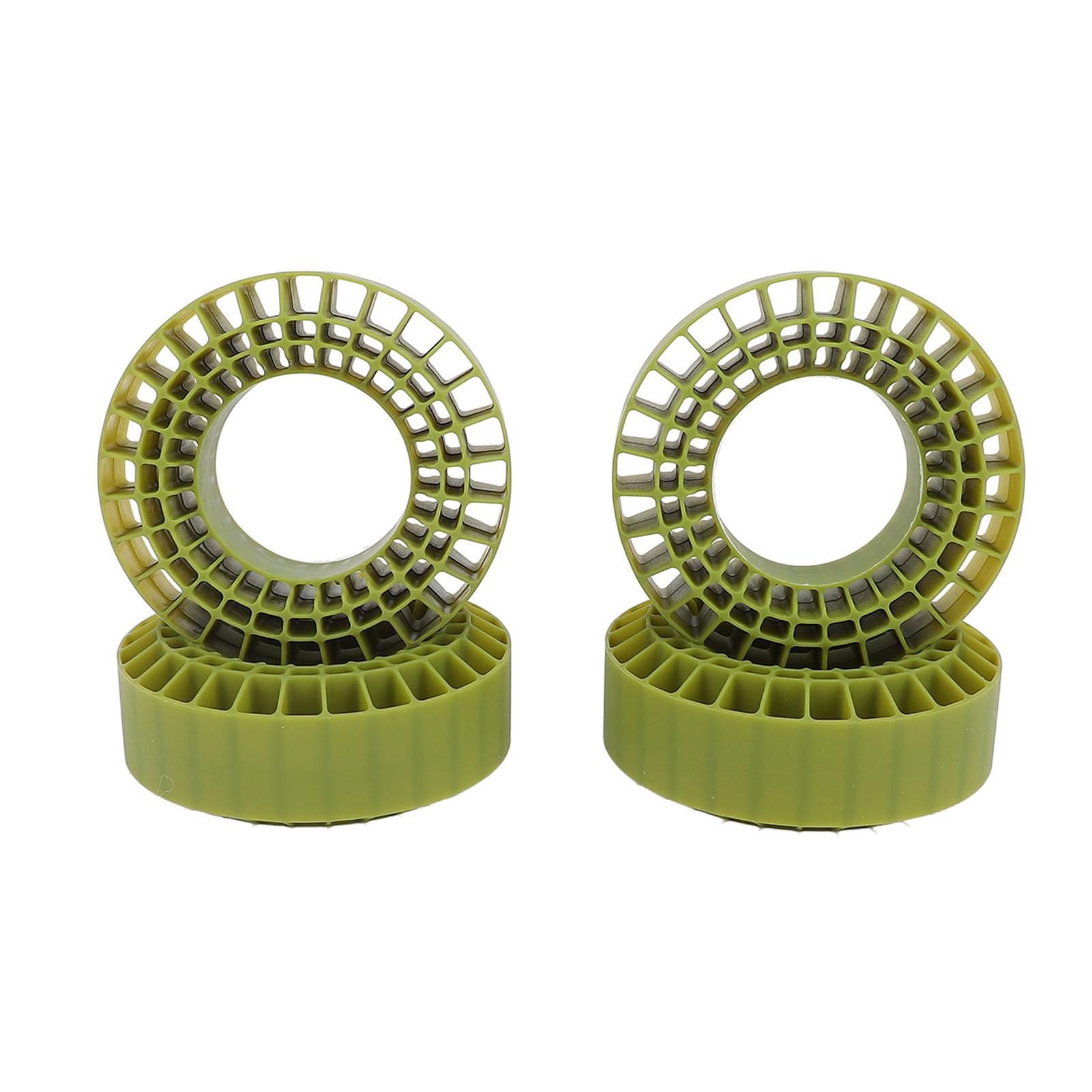 

4 шт. Силіконові вставки для коліс 1,9 дюйма 110 Гусеничний автомобіль Чудова підтримка боковини Силікон