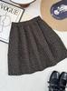 Korean Floral Woolen Skirt - Thick, Fluffy, and Age-Reducing for Autumn/Winter