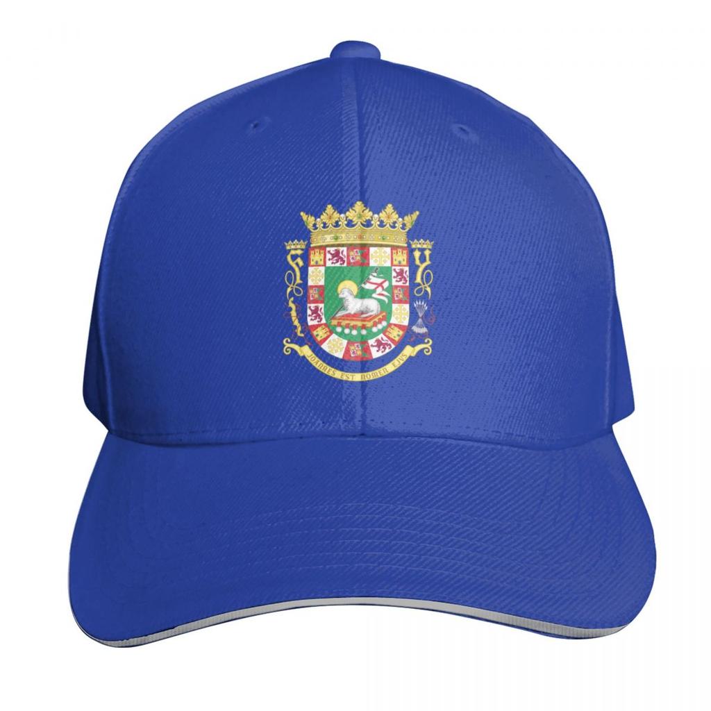 Puerto Rico Coat of Arms Baseball Cap Uv Protection Solar Hat Golf Trucker Hat Hiking Hat For Women Unisexs