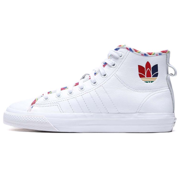 

Кроссовки унисекс adidas Nizza High Cloud White Multi Scarlet FY2848
